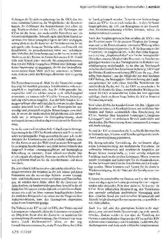 Vorschauseite 3: Ärztliche Gemeinschaften