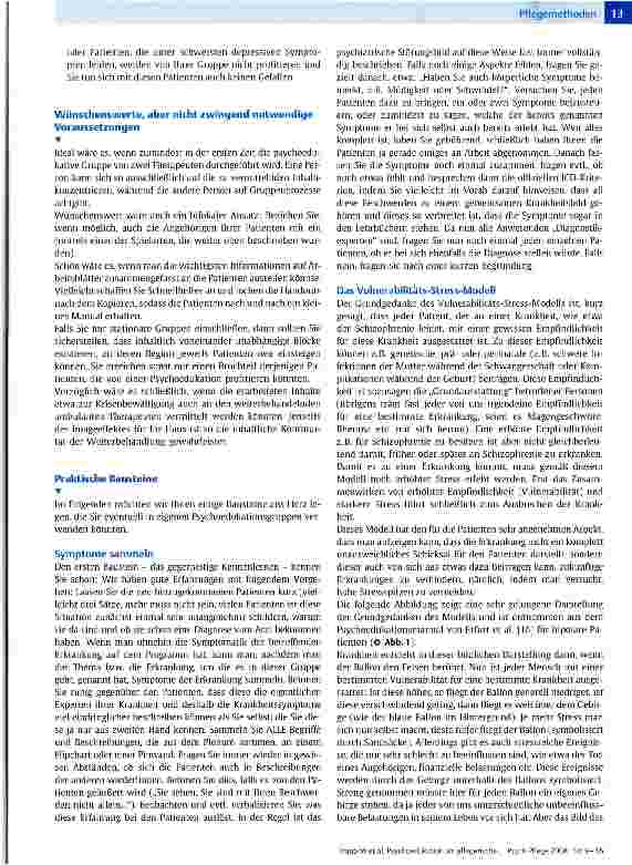 Vorschauseite 5: Psychoedukation als pflegerische Aufgabe
