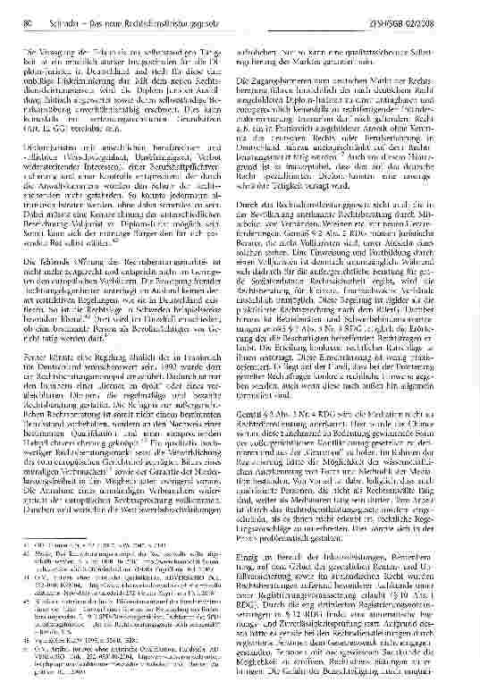 Vorschauseite 6: Das neue Rechtsdienstleistungsgesetz