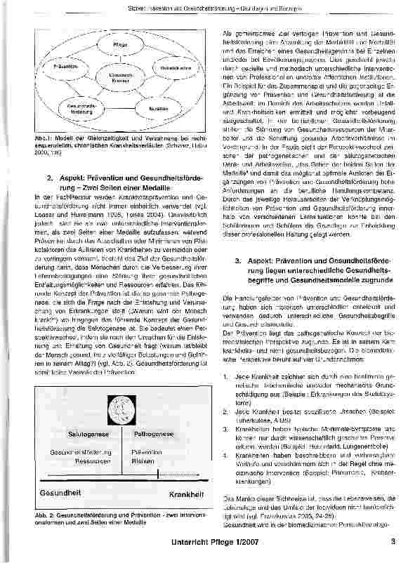 Vorschauseite 2: Prävention und Gesundheitsförderung Grundlagen und Konzepte