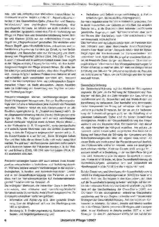 Vorschauseite 5: Prävention und Gesundheitsförderung Grundlagen und Konzepte