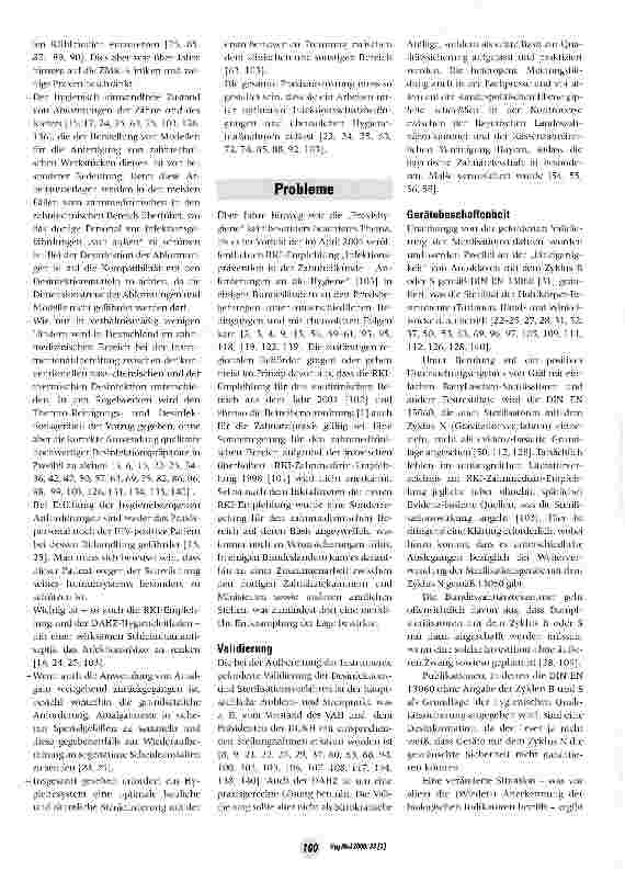 Vorschauseite 3: Hygienearbeit und Hygieneverhalten in der deutschen Zahnmedizin