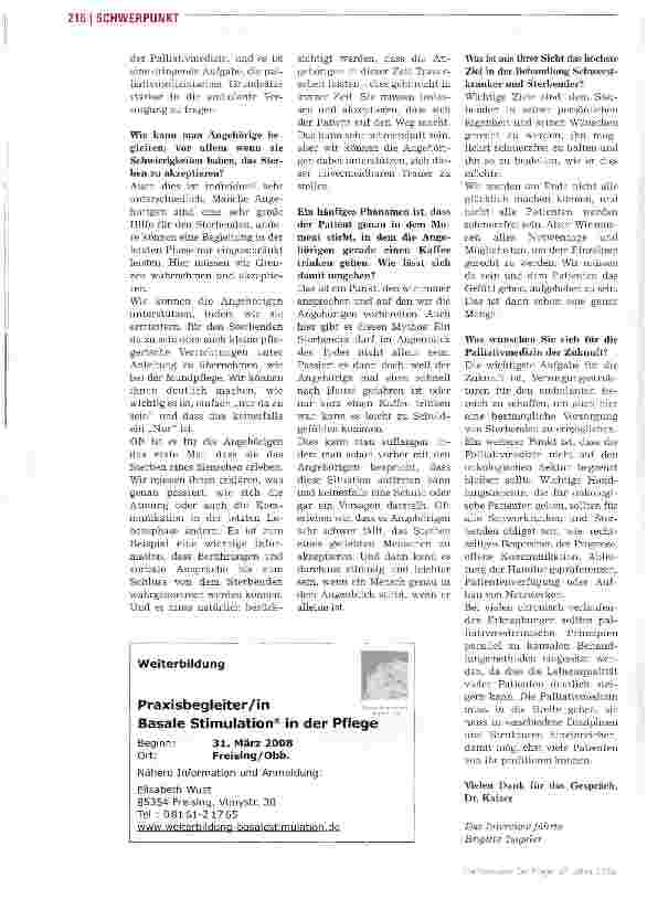 Vorschauseite 3: Wir müssen alles Notwendige tun, um dem Einzelnen gerecht zu werden