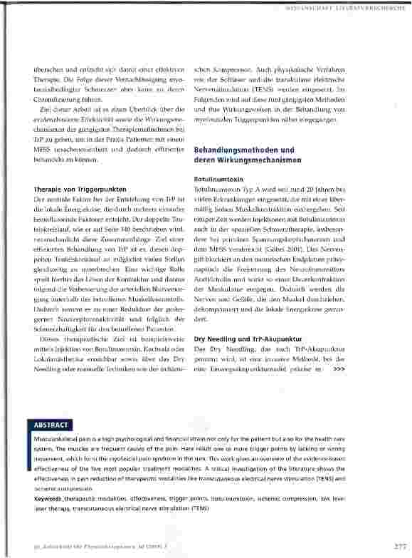 Vorschauseite 2: Therapiemaßnahmen myofaszialer Triggerpunkte