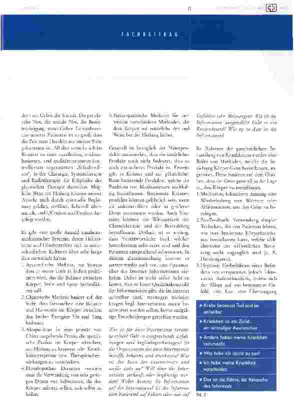 Vorschauseite 4: Spiritualität als weg der krankheitsbewältigung