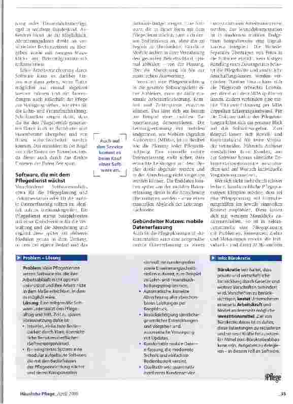 Vorschauseite 2: Software baut Bürokratie ab