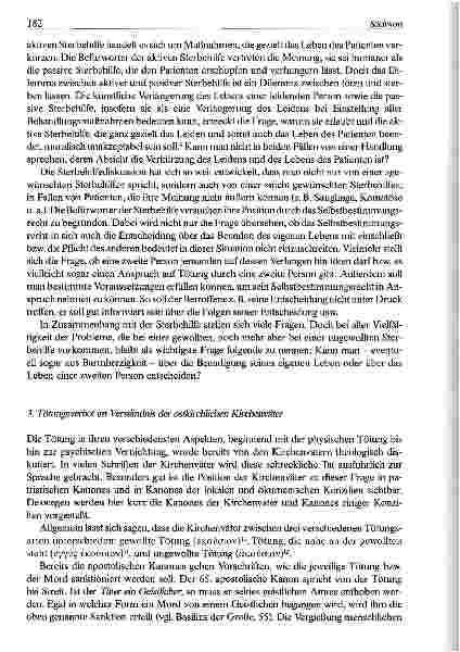 Vorschauseite 3: Euthanasie aus Sicht der orthodoxen Theologie