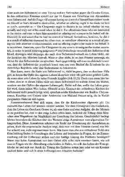 Vorschauseite 5: Euthanasie aus Sicht der orthodoxen Theologie