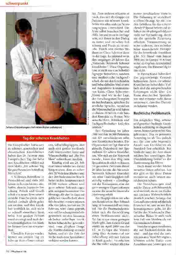 Vorschauseite 3: Doppelschlag des Schicksals: Seltene Krankheiten