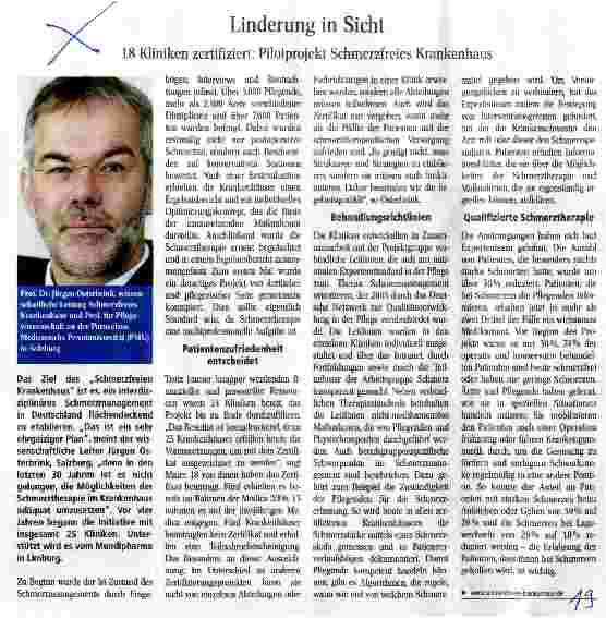 Vorschauseite 1: Linderung in Sicht