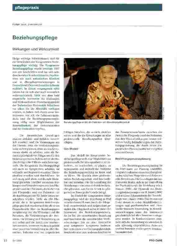 Vorschauseite 1: Beziehungspflege