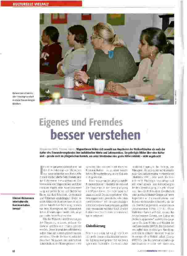 Vorschauseite 1: Eigenes und Fremdes besser verstehen
