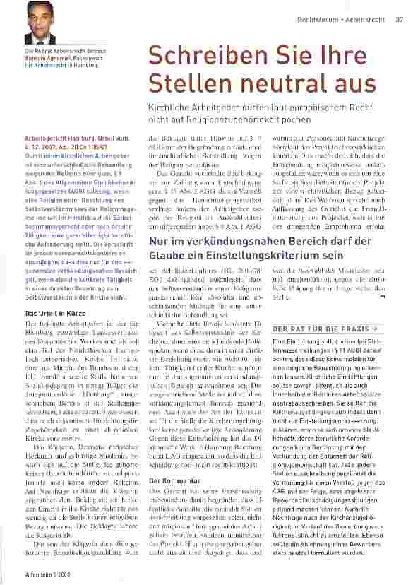 Vorschauseite 1: Schreiben Sie Ihre Stellen neutral aus