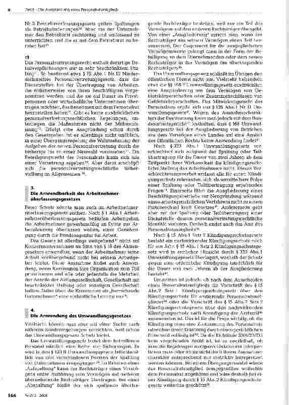Vorschauseite 3: Die Ausgründung eines Personalratsmitglieds