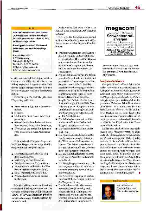 Vorschauseite 2: Gut zu(m) Fuß