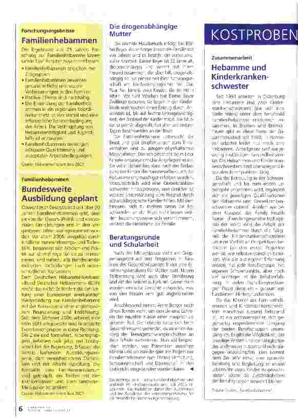 Vorschauseite 3: Familienhebame