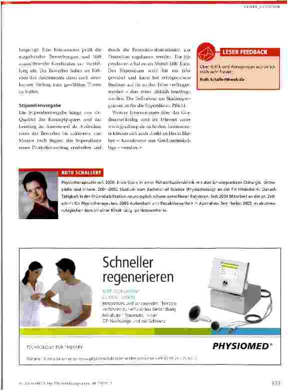 Vorschauseite 3: Promotion an der Charite Berlin
