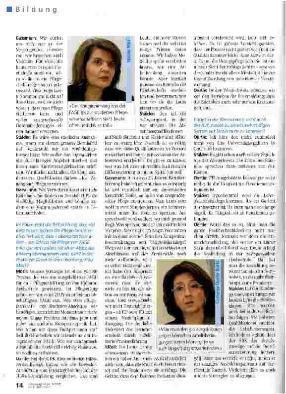 Vorschauseite 3: Einheitliches Pflegediplom oder mehrere Abschlussniveaus?