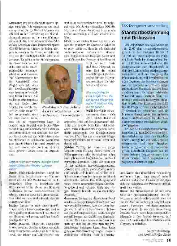 Vorschauseite 4: Einheitliches Pflegediplom oder mehrere Abschlussniveaus?