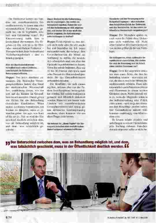 Vorschauseite 2: Mensch muss im Mittelpunkt stehen