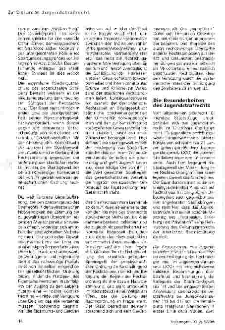 Vorschauseite 3: Reform des Jugendstrafrechts?!