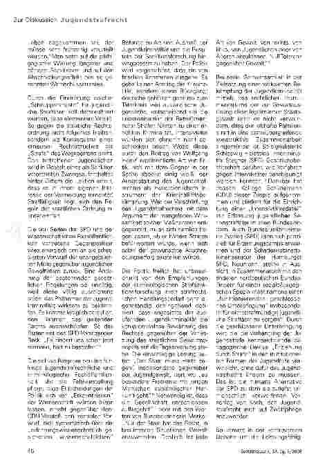 Vorschauseite 5: Reform des Jugendstrafrechts?!