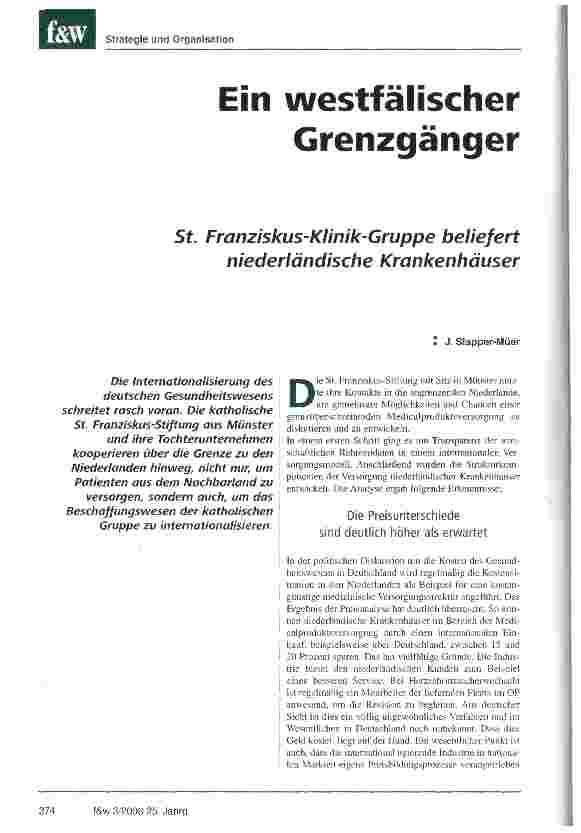 Vorschauseite 1: Ein westfälischer Grenzgänger
