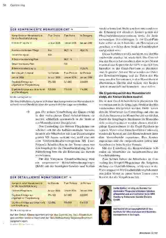 Vorschauseite 3: Einnahmen und Ausgaben auf einen Blick