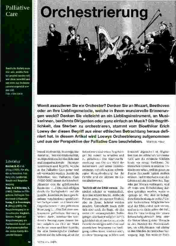 Vorschauseite 1: Orchestrierung