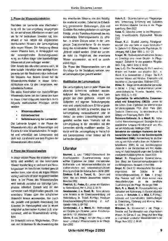 Vorschauseite 3: Situiertes Lernen - ein Ansatz zur Gestaltung einer fächerintegrativen Lernumgebung