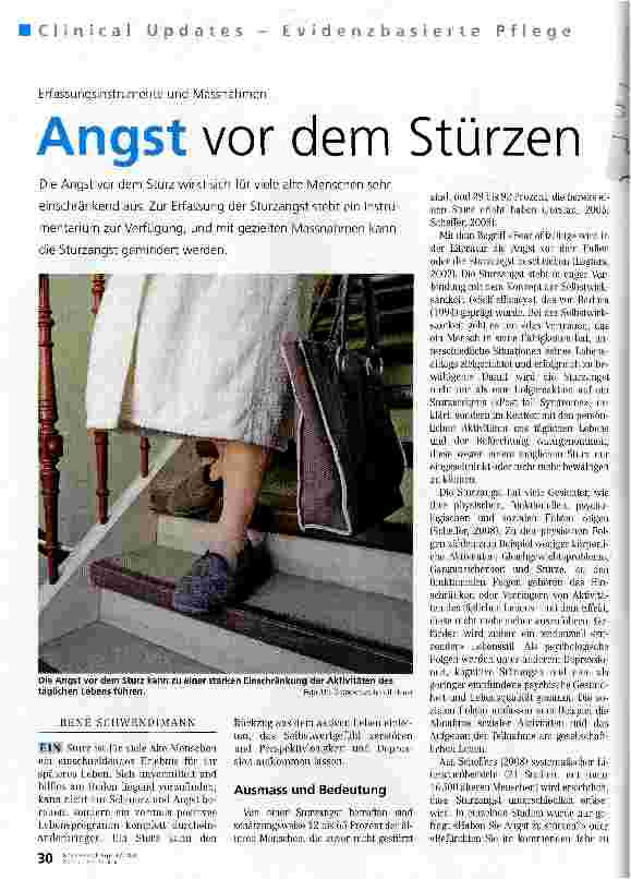 Vorschauseite 1: Angst vor dem Stürzen