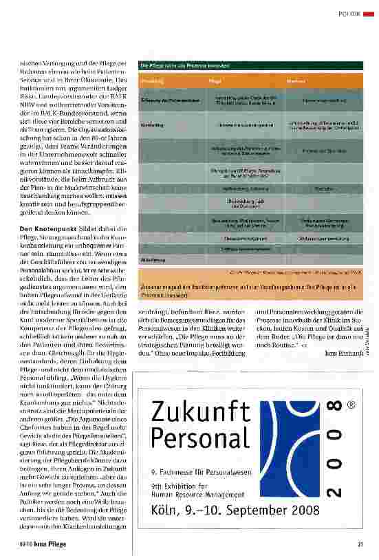 Vorschauseite 2: Leitungsfunktion der Pflege ist ein Muss