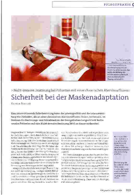 Vorschauseite 1: Sicherheit bei der Maskenadaptation