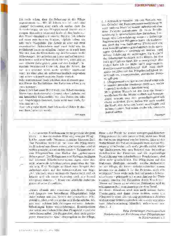 Vorschauseite 2: Wir arbeiten am Limit