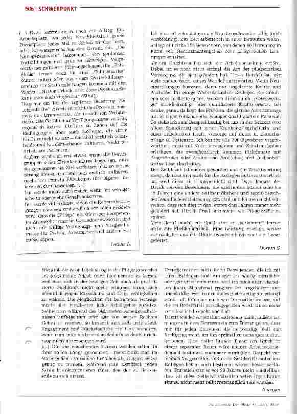 Vorschauseite 3: Wir arbeiten am Limit
