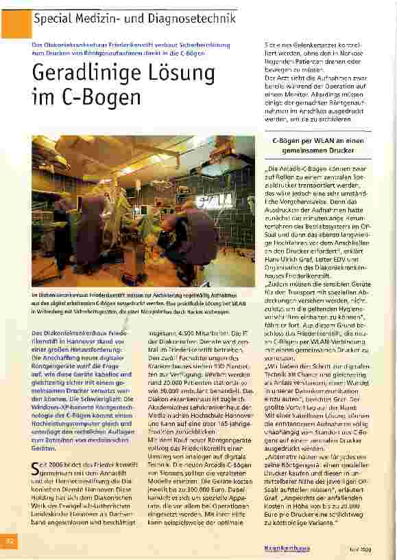 Vorschauseite 1: Geradlinige Lösung im C-Bogen