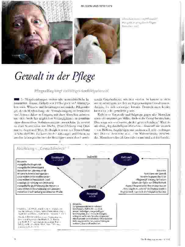 Vorschauseite 1: Gewalt in der Pflege