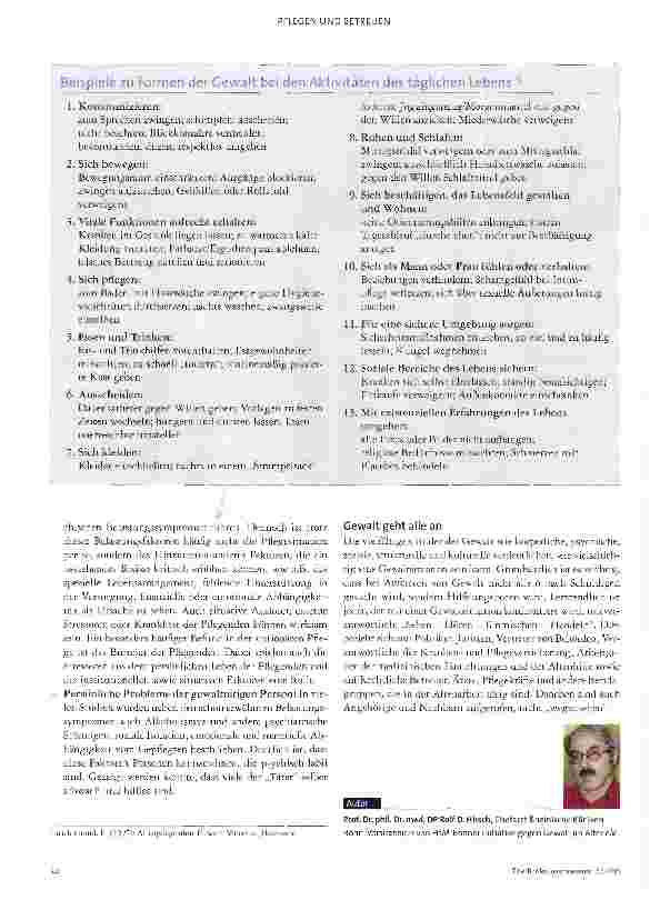 Vorschauseite 3: Gewalt in der Pflege