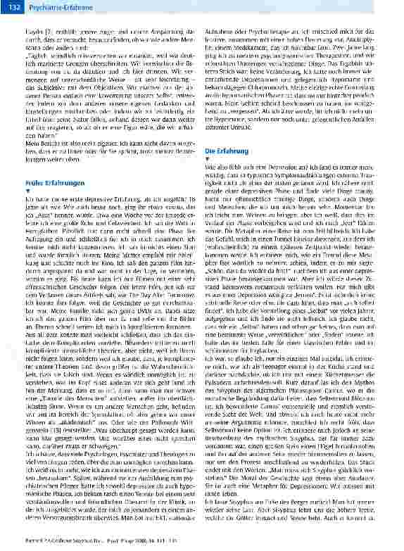 Vorschauseite 2: Glücklicher Sisyphus: Die Erfahrung mit Depression