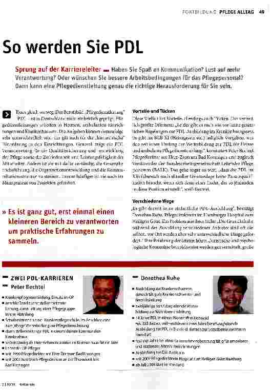 Vorschauseite 1: So werden Sie PDL