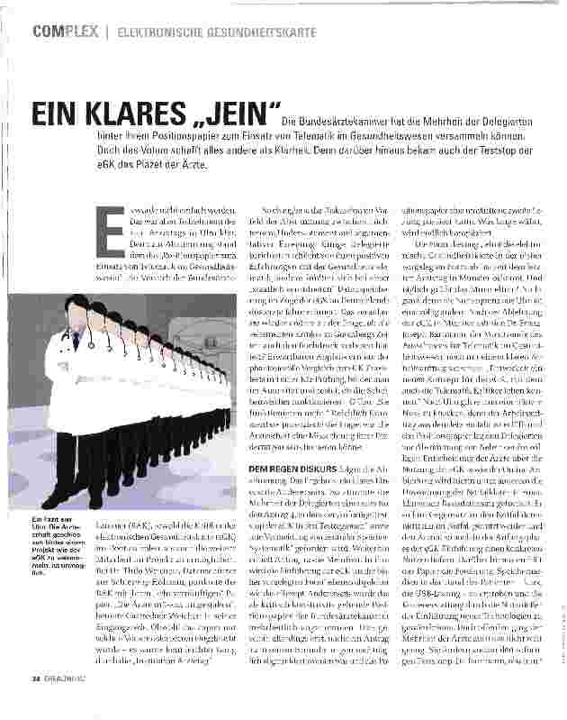 Vorschauseite 1: EIN KLARES „JEIN