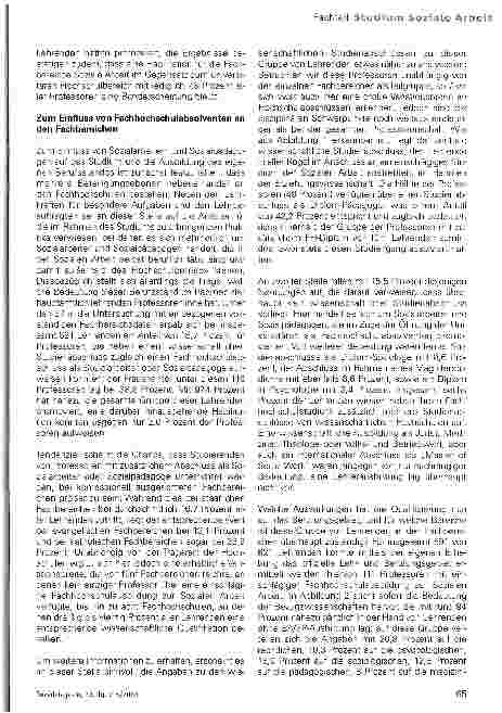Vorschauseite 4: A World out of Balance. Zu den Professuren an den Hochschulen für Soziale Arbeit: Befunde zur Gegenwart und Forderungen für die Zukunft