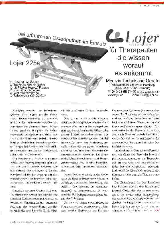 Vorschauseite 2: Journal Club mal anders. Arbeit mit Fachliteratur auf einer Internetplattform
