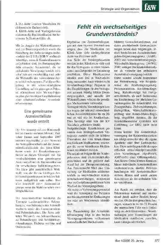 Vorschauseite 2: Sektorenübergreifende Arzneimittelversorgung. Eine Kooperation zwischen Krankenhaus und niedergelassenen Ärzten am Beispiel des Sana-Klinikums Remscheid