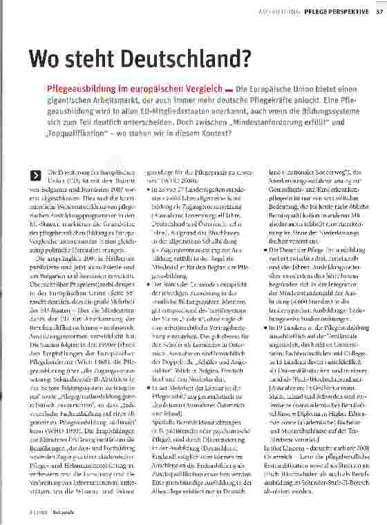 Vorschauseite 1: Wo steht Deutschland?
