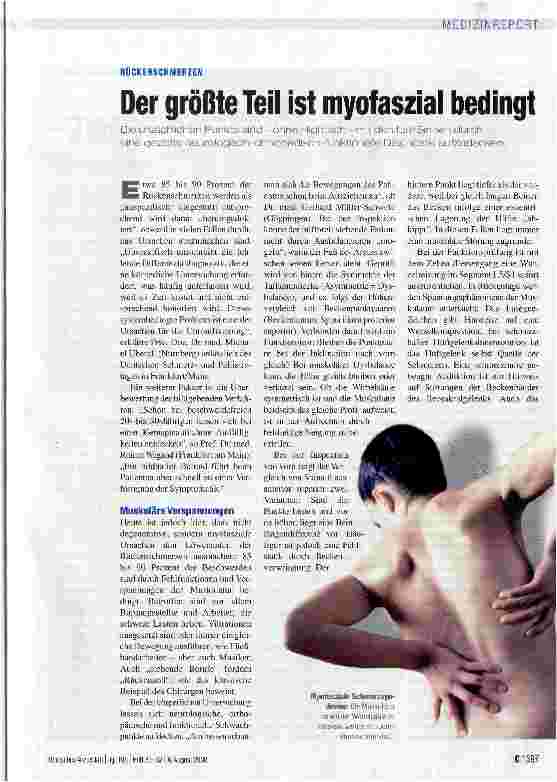 Vorschauseite 1: Der größte Teil ist myofaszial bedingt