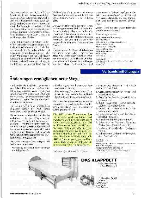 Vorschauseite 3: Einblicke in die freiberufliche und präventive Kinderkrankenpflege-Praktikumsbericht einer Auszubildenden im 3. Ausbildungsjahr