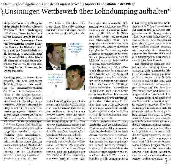 Vorschauseite 1: Unsinnigen Wettbewerb über Lohndumping aufhalten
