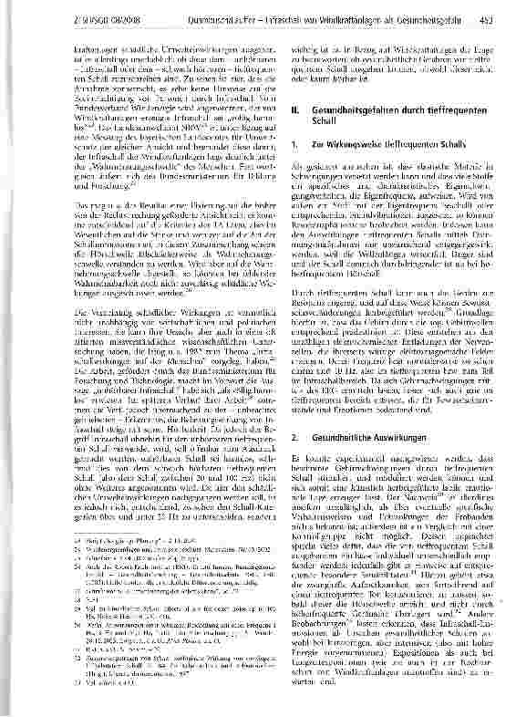 Vorschauseite 3: Infraschall von Windkraftanlagen als Gesundheitsgefahr