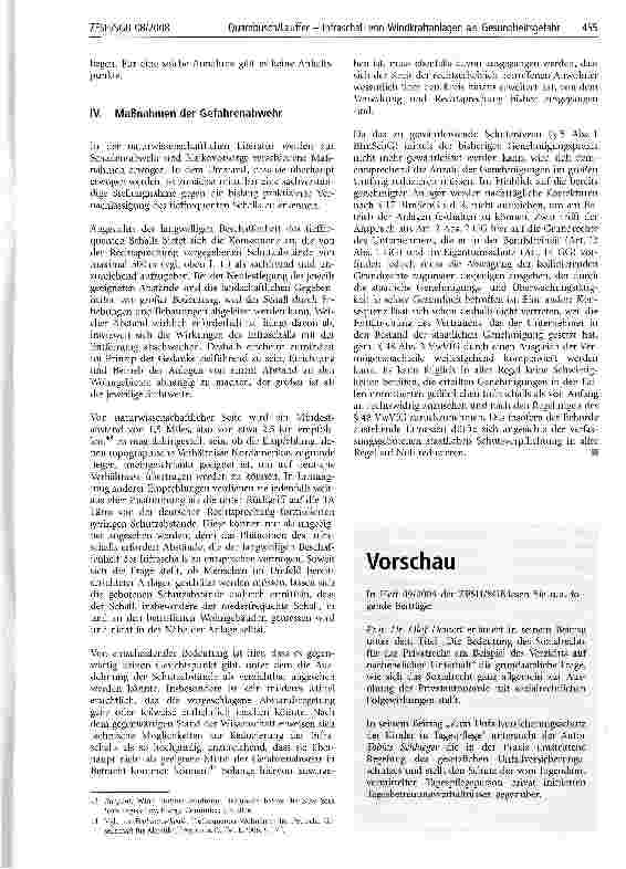 Vorschauseite 5: Infraschall von Windkraftanlagen als Gesundheitsgefahr